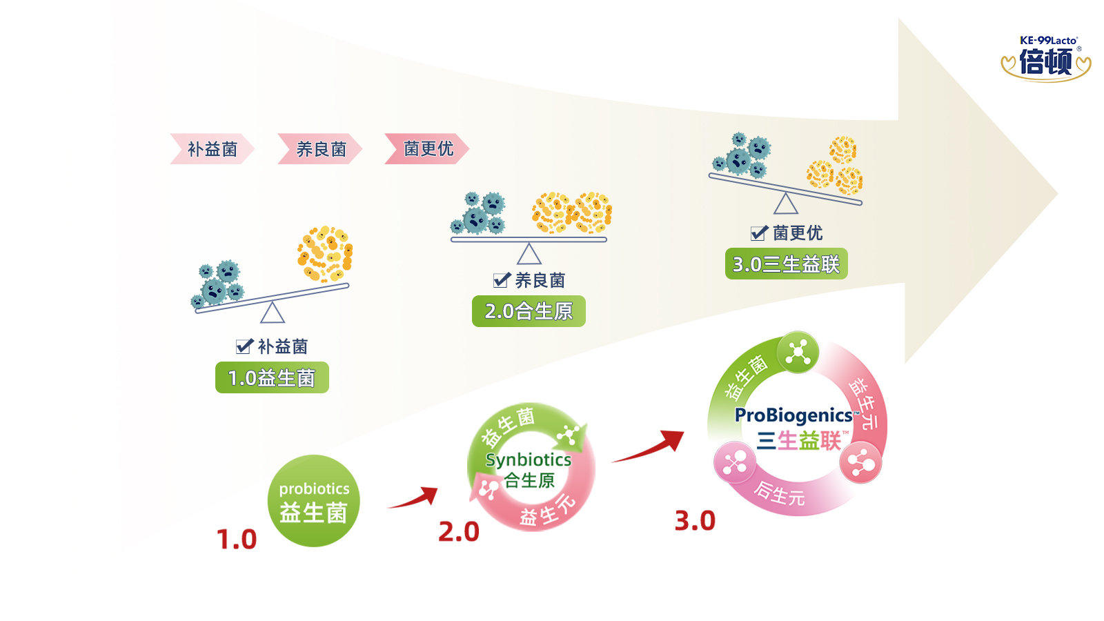 倍頓解析三重奏的力量：益生菌、益生元、后生元的協(xié)同作用