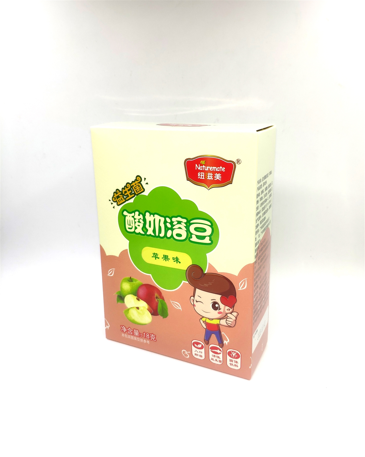 紐滋美益生菌酸奶溶豆（蘋(píng)果味）